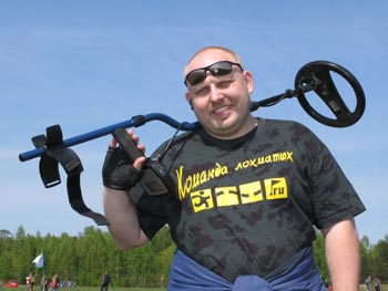 Слет кладоискателей в Ниженем новгороде. Металлодетектор X-Terra T54.