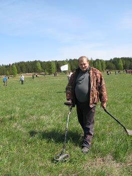 Слет кладоискателей в Ниженем новгороде. Металлодетектор X-Terra T74.