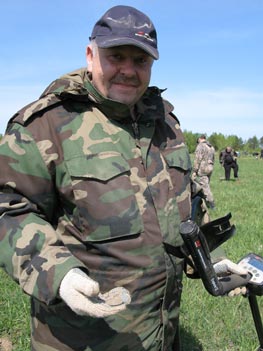 Слет кладоискателей в Ниженем новгороде. Металлодетектор Explorer.