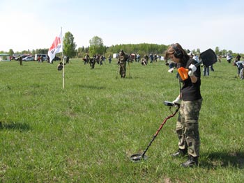 Слет кладоискателей в Ниженем новгороде. Металлодетектор X-Terra T34.